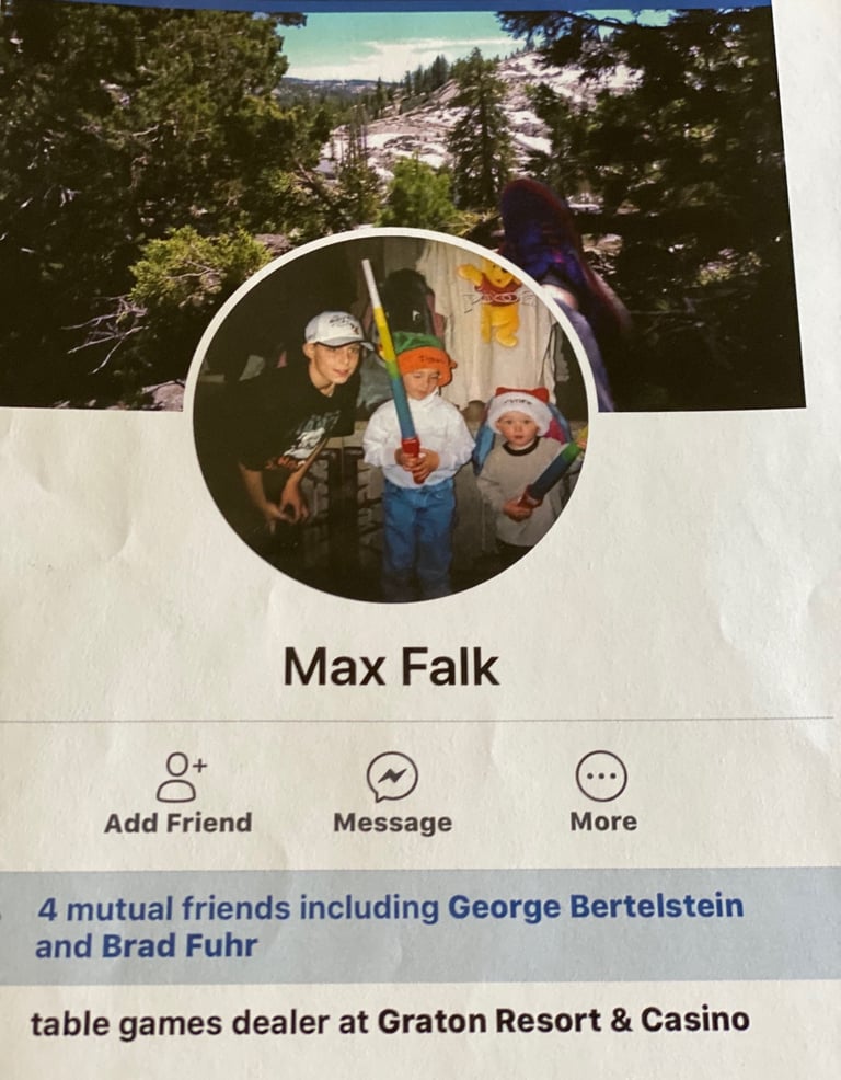 Max Falk's Facebook Cover Post