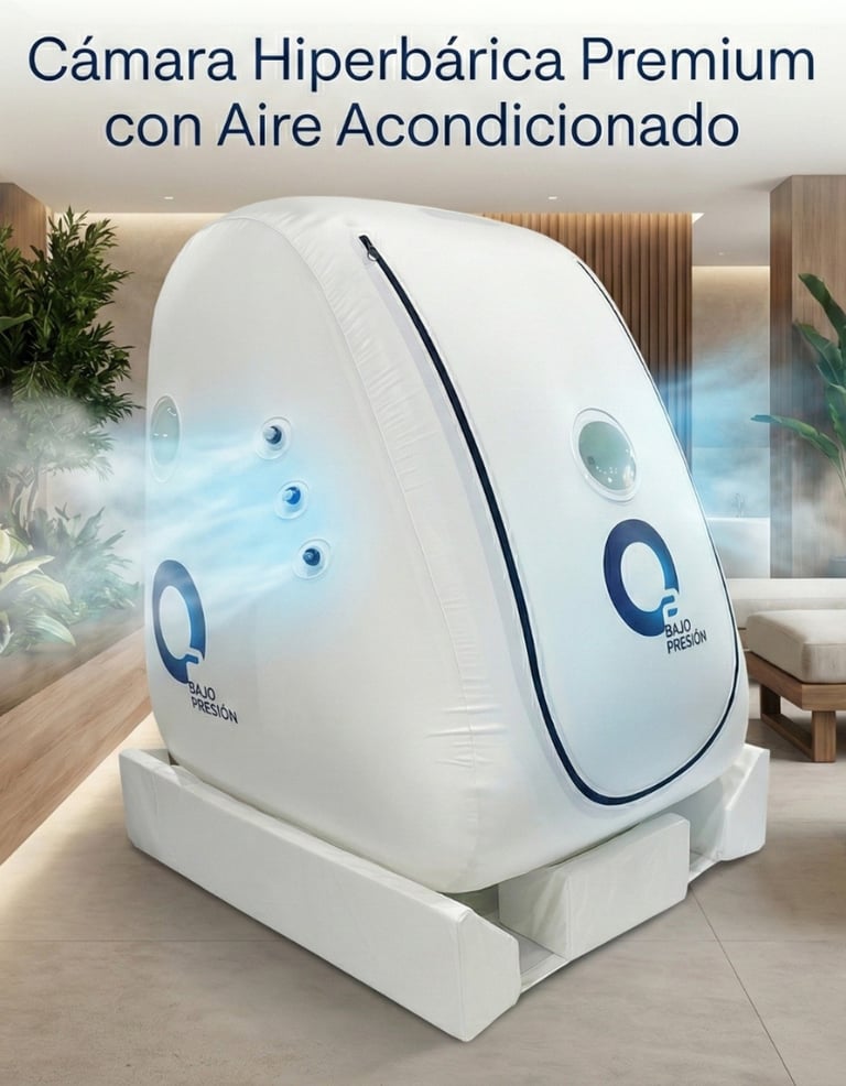 cámara hiperbárica para terapia de oxigeno