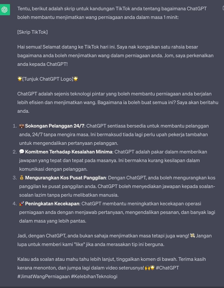 Chatgpt untuk pemasaran