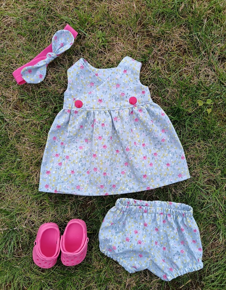 Wollyonline BD1624 view C dress and view G bloomers
