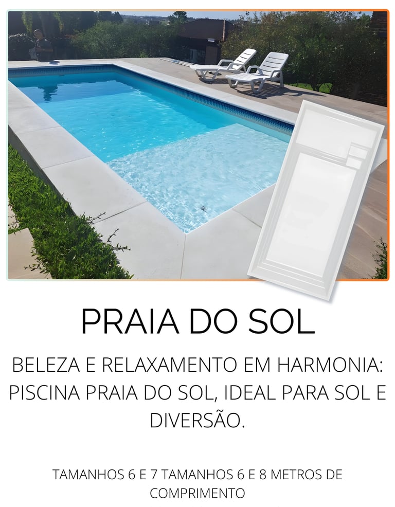Piscina Fibratec modelo Praia do Sol da Sul Piscinas com prainha e escadas, design sofisticado