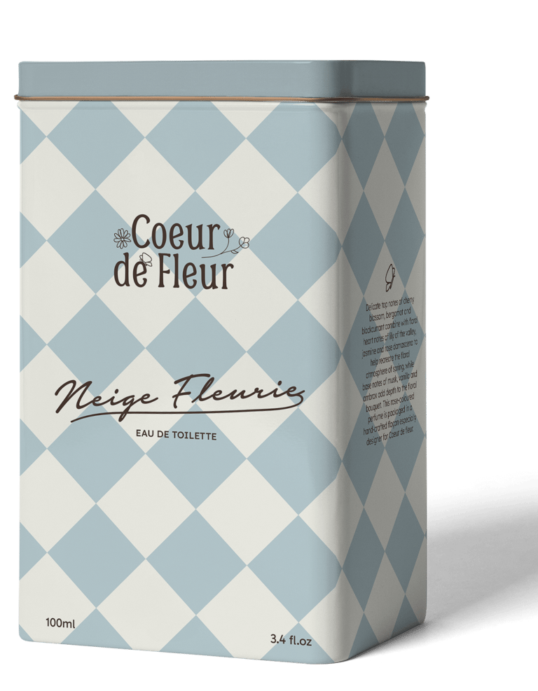 retro inspired perfume packaging design