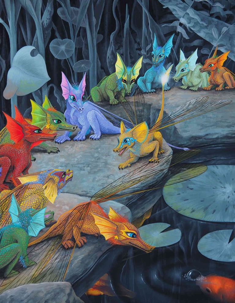 Bug Dragons secret night time meeting