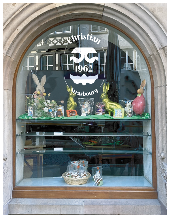 store front for the pastry "christian"