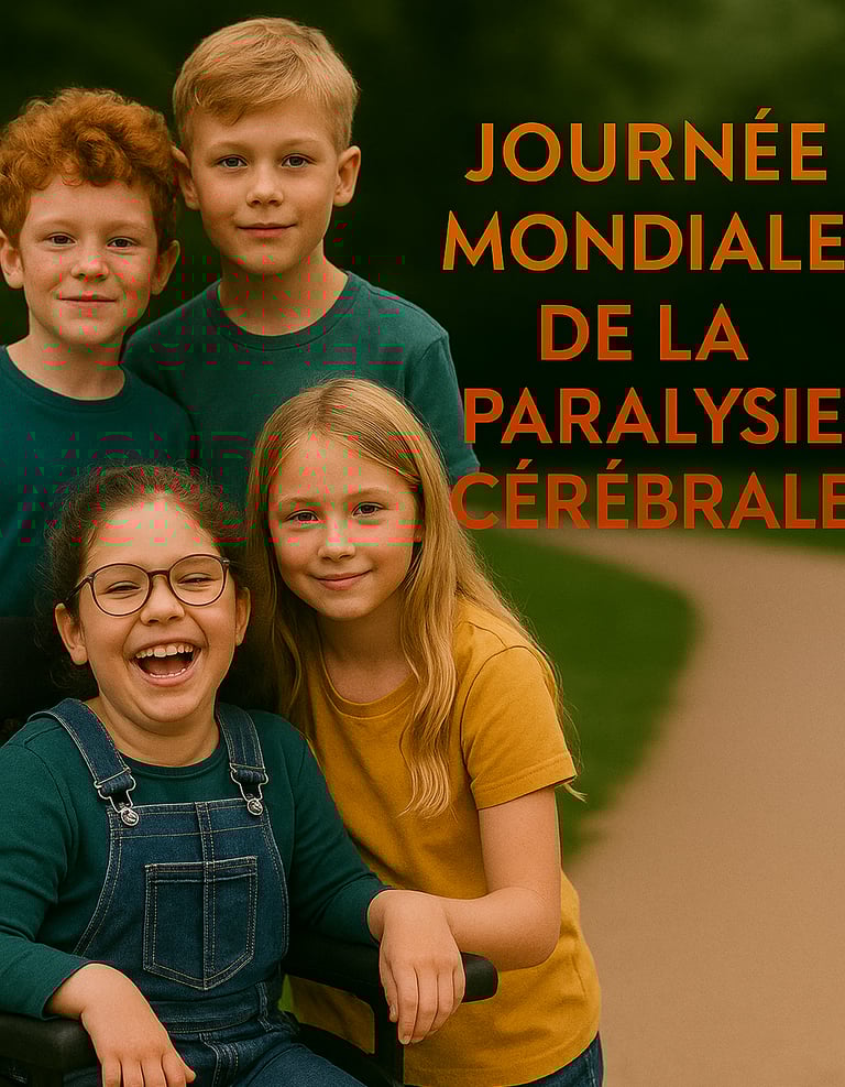 illustration journée mondiale de la paralysie cérébrale
