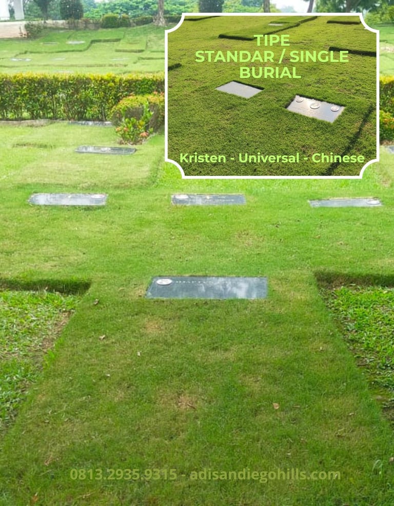 san diego hills memorial park tipe standar single burial ekonomis tetapi eksklusif