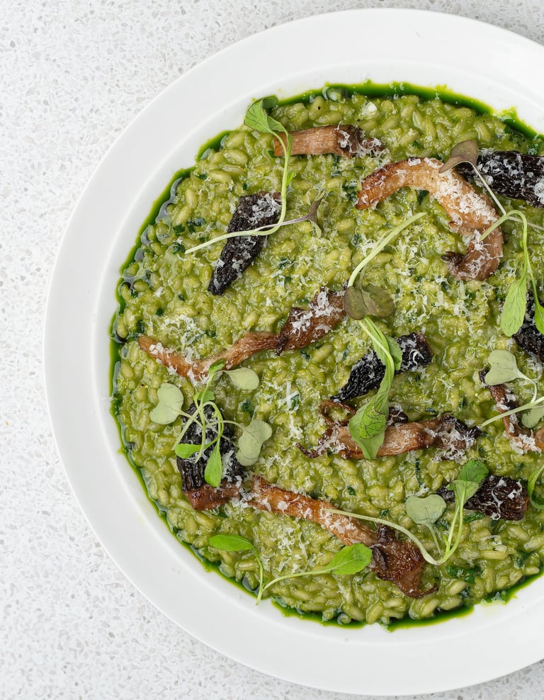 mushroom risotto