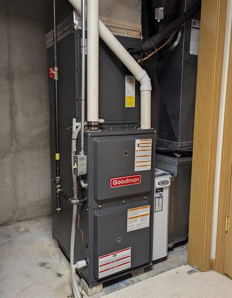 A new furnace for this family in Reeseville, WI will have them heating their house this winter.