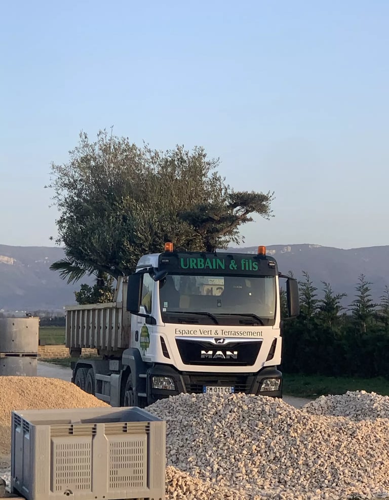 camion urbain et fils