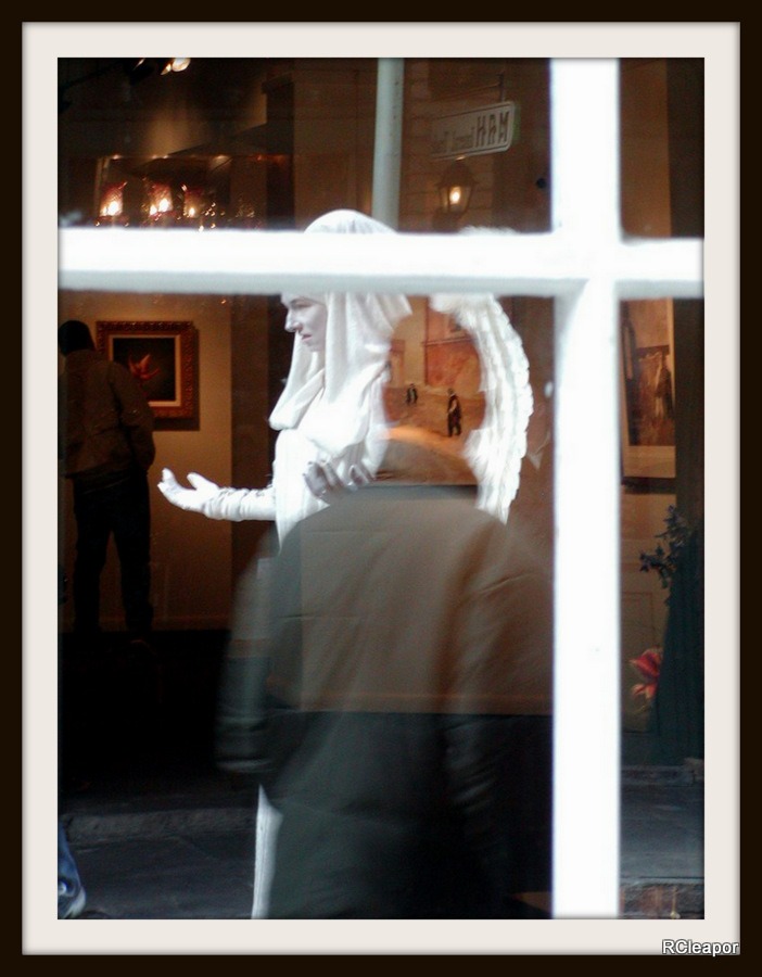 a man in a white shirt and a woman in a white dress