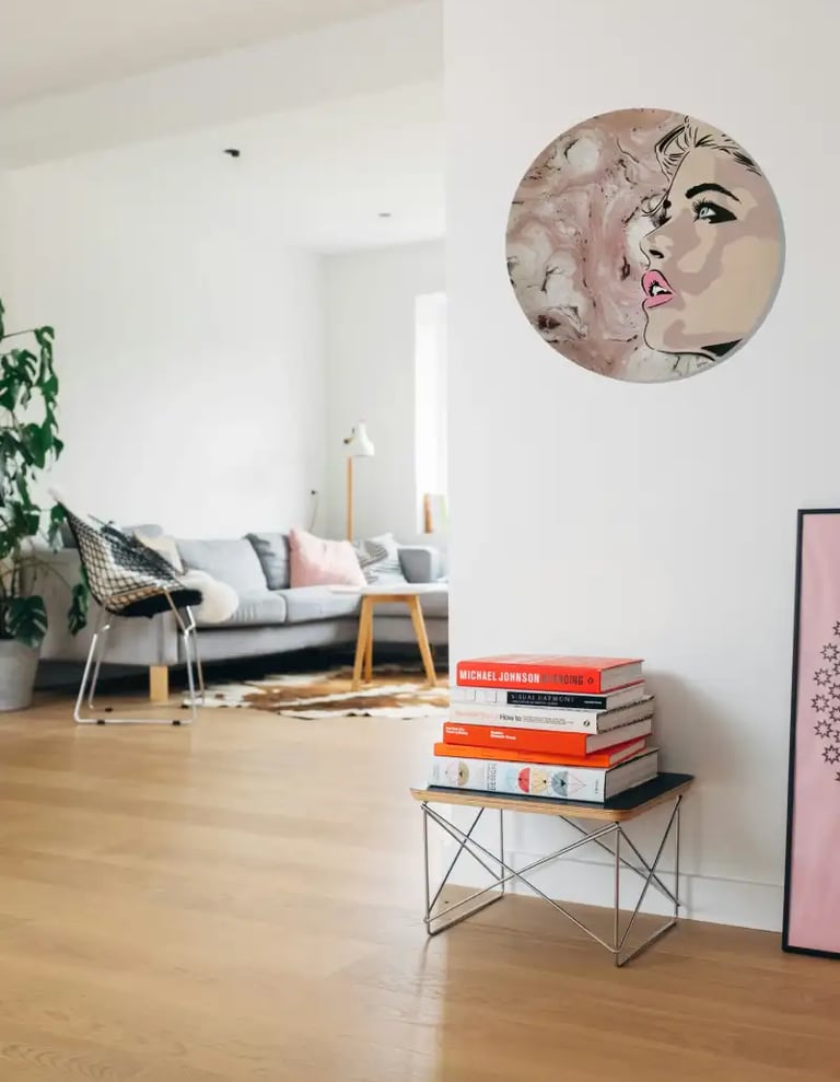 Efin art on wall