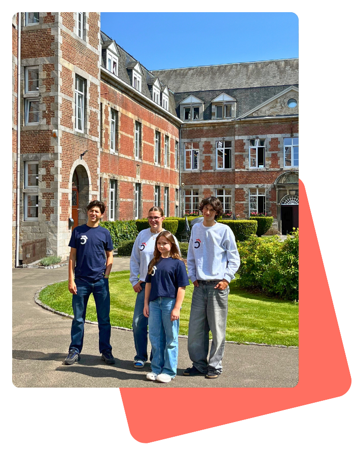 Children gaining confidence at CERAN’s summer language camp in Belgium.