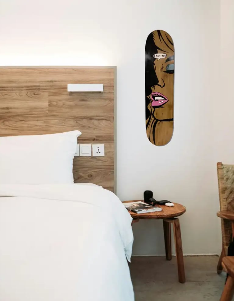 Efin art on wall