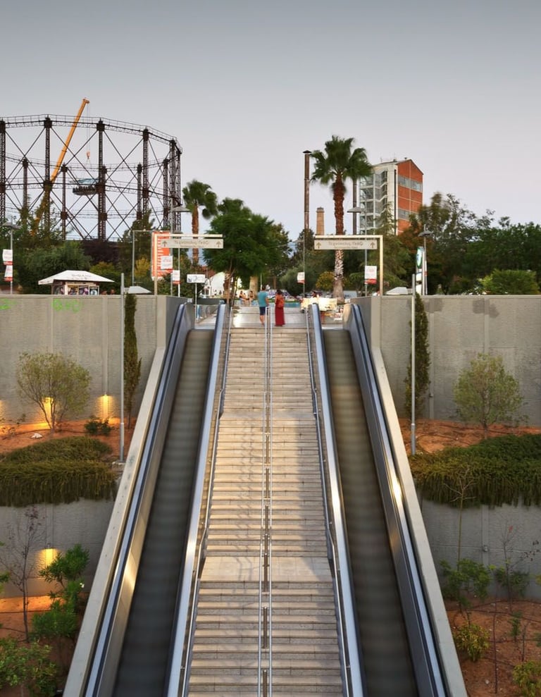 Easy access Athens Gazi Kerameikos metro station