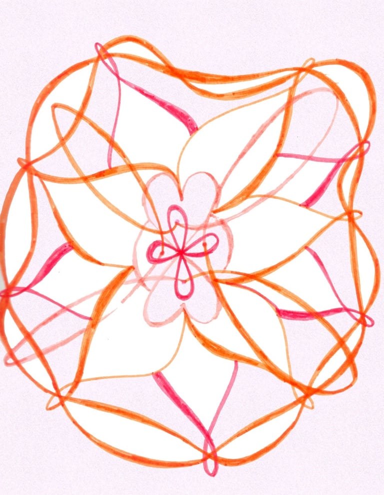 dibujo de un mandala