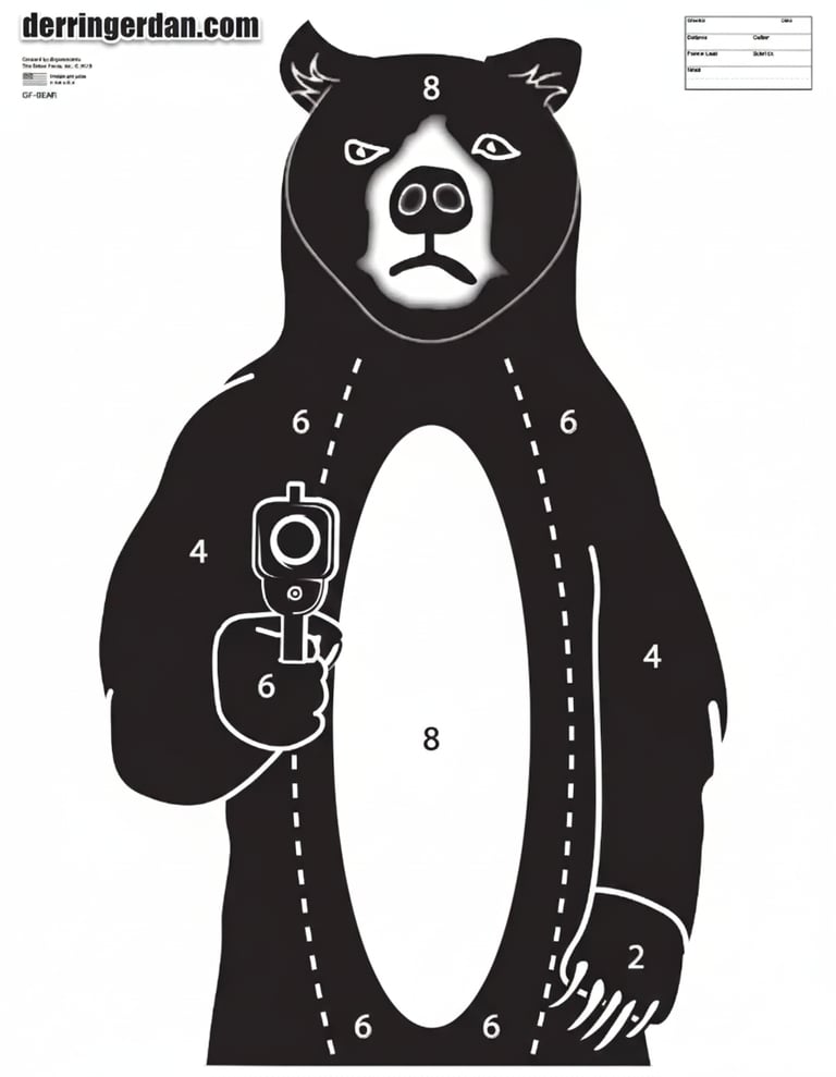 Bear Shooting Target