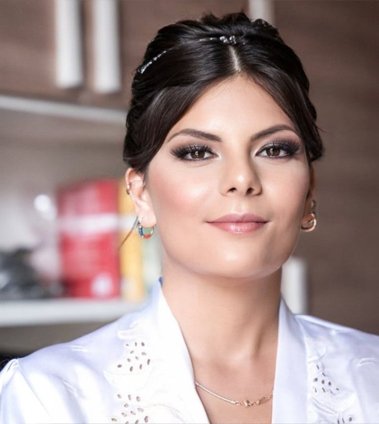 Trucco sposa glamour realizzato a Torino da Jessica Simonati