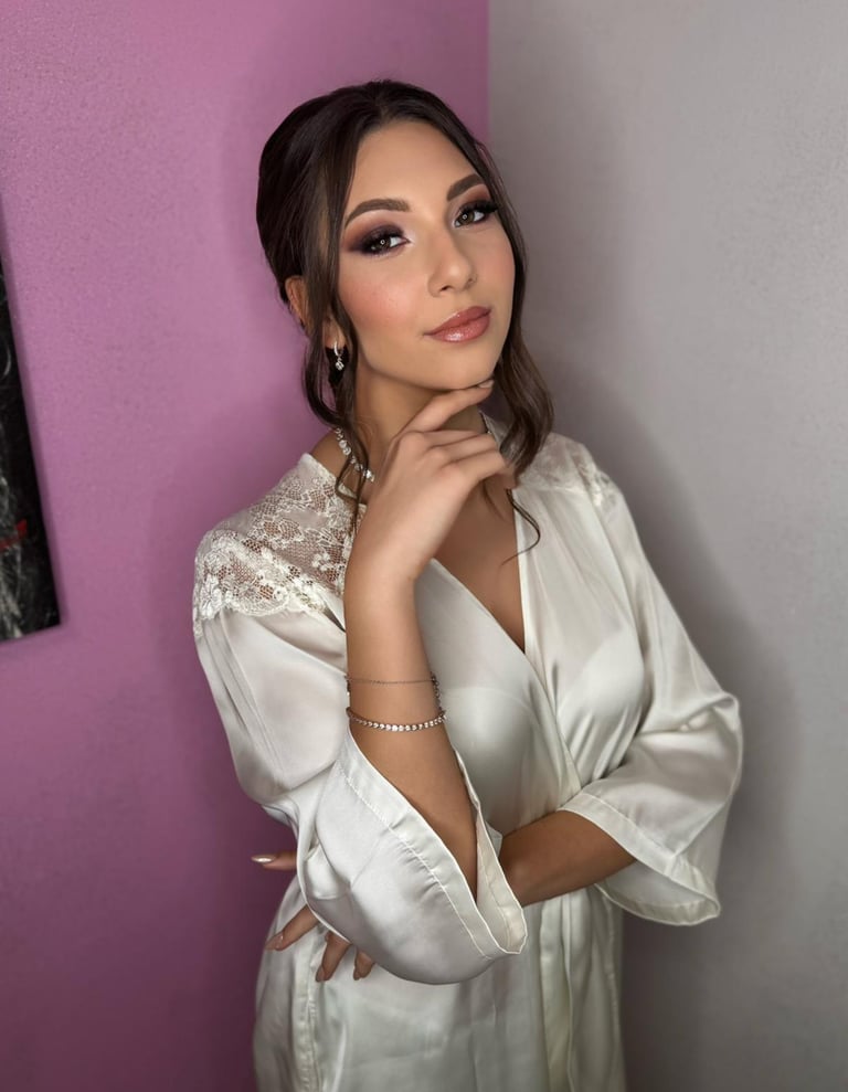 Trucco sposa smokey eyes realizzato a Torino da Jessica Simonati