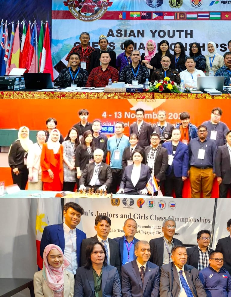 Ellie Emira and Asian Chess Federation, at Asian Youth Indonesia 2022, Eastern Asia Thailand 2022,