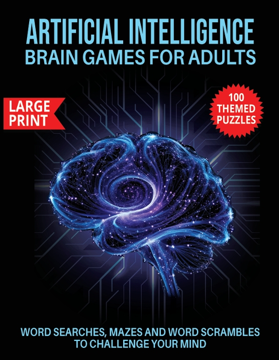 artificial intelligence brain games for adult puzzle book