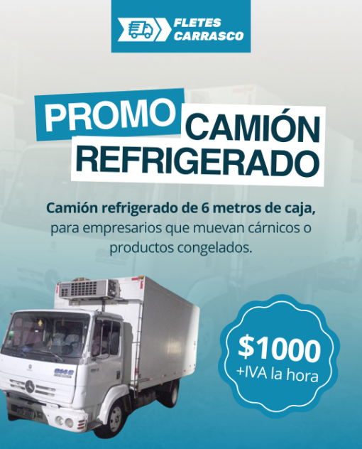 promo camión refrigerado para fletes o repartos