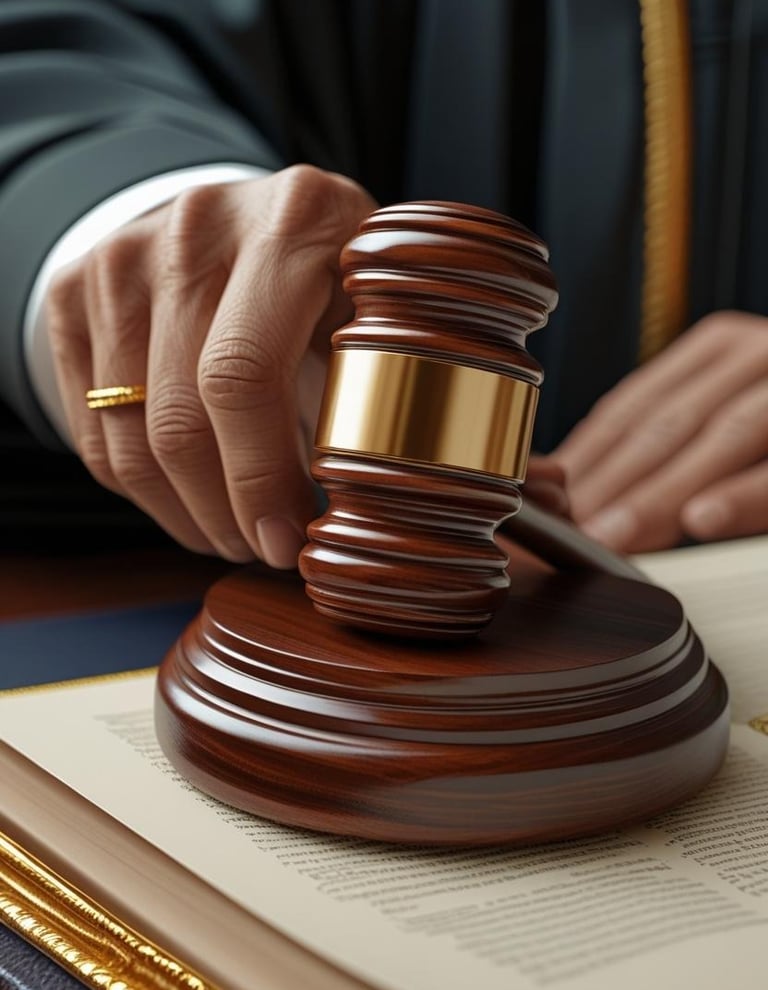 a judge's gavel