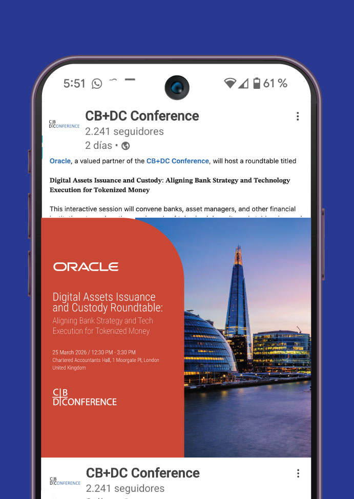 Oracle Sponsorship add design for CB+DC Conference LInkedin I IF Studio