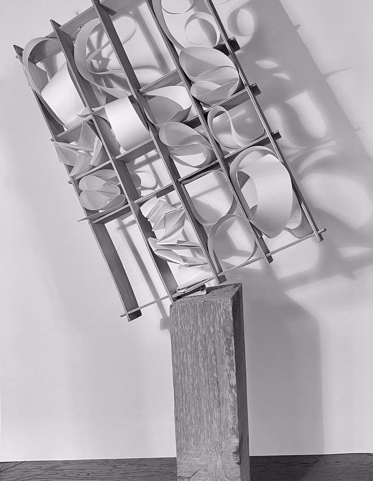 found object sculpture, contemporary sculpture, abstract work, a