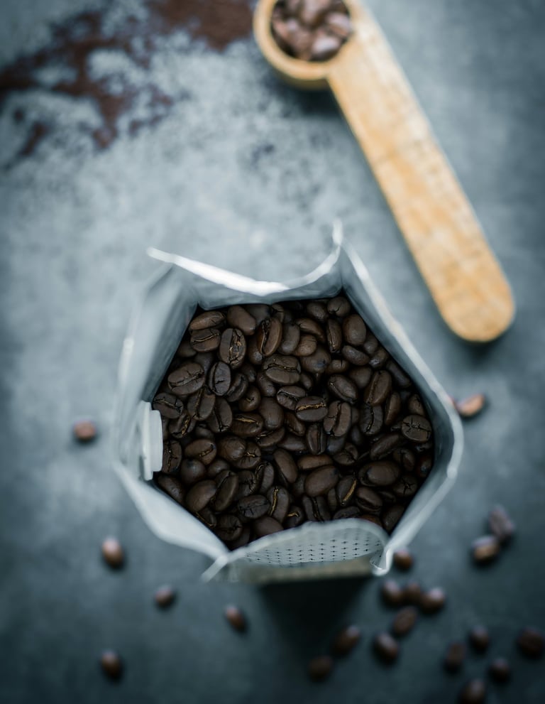 Premium Indian coffee exporter — Arabica, Robusta, specialty blends with rich aroma and flavor