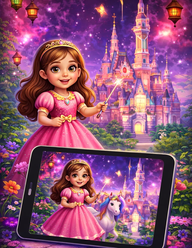 Colorful ebook for children