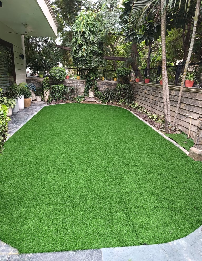 Artificial Grass After Installation Image