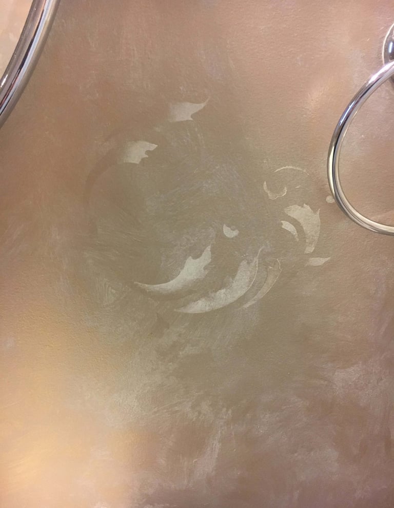 bespoke metallic paint finish by Marcine in Hillsborough NJ