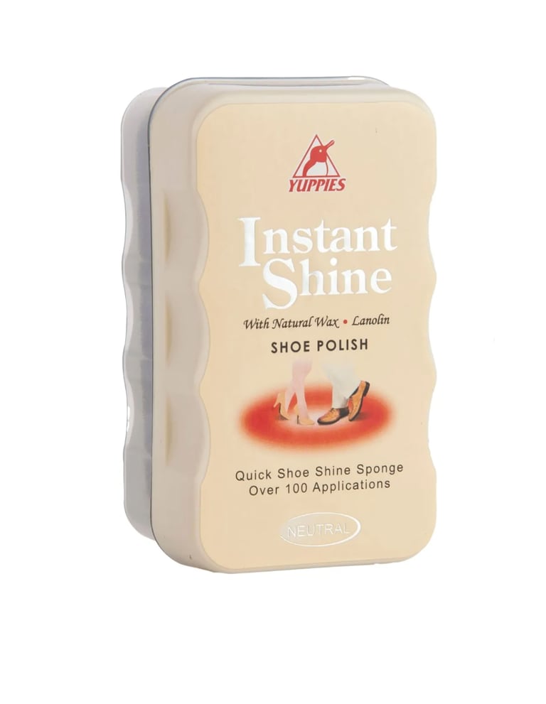 Yuppies Instant Shine sponge neutral – universal shoe polish all colours