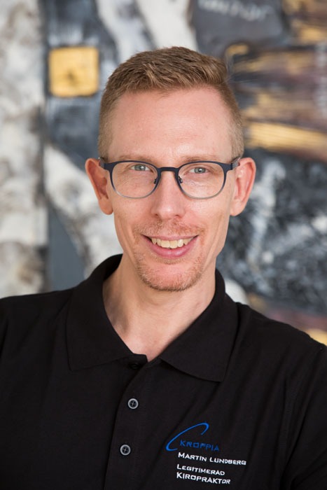 Kiropraktor Martin Lundberg i Malmö. Jag behandlar tex ont i ryggen.