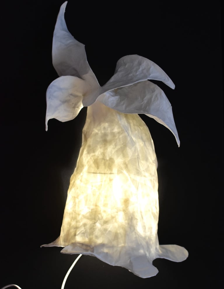 wall narcisse paper sculpture