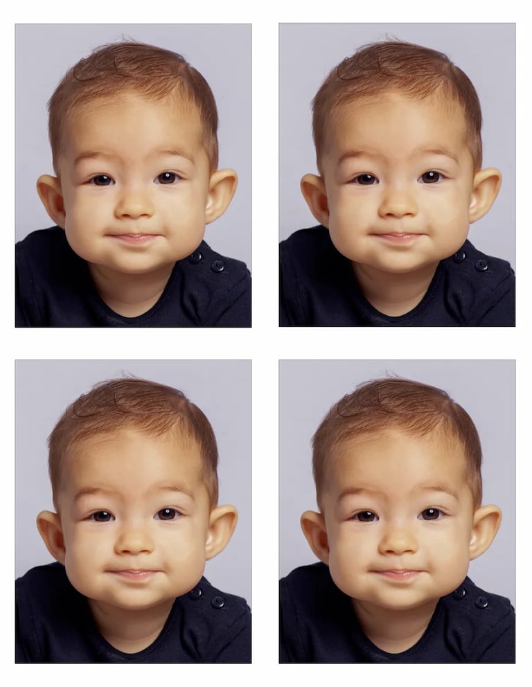 Photo d’identité bébé réalisée à domicile à Lyon