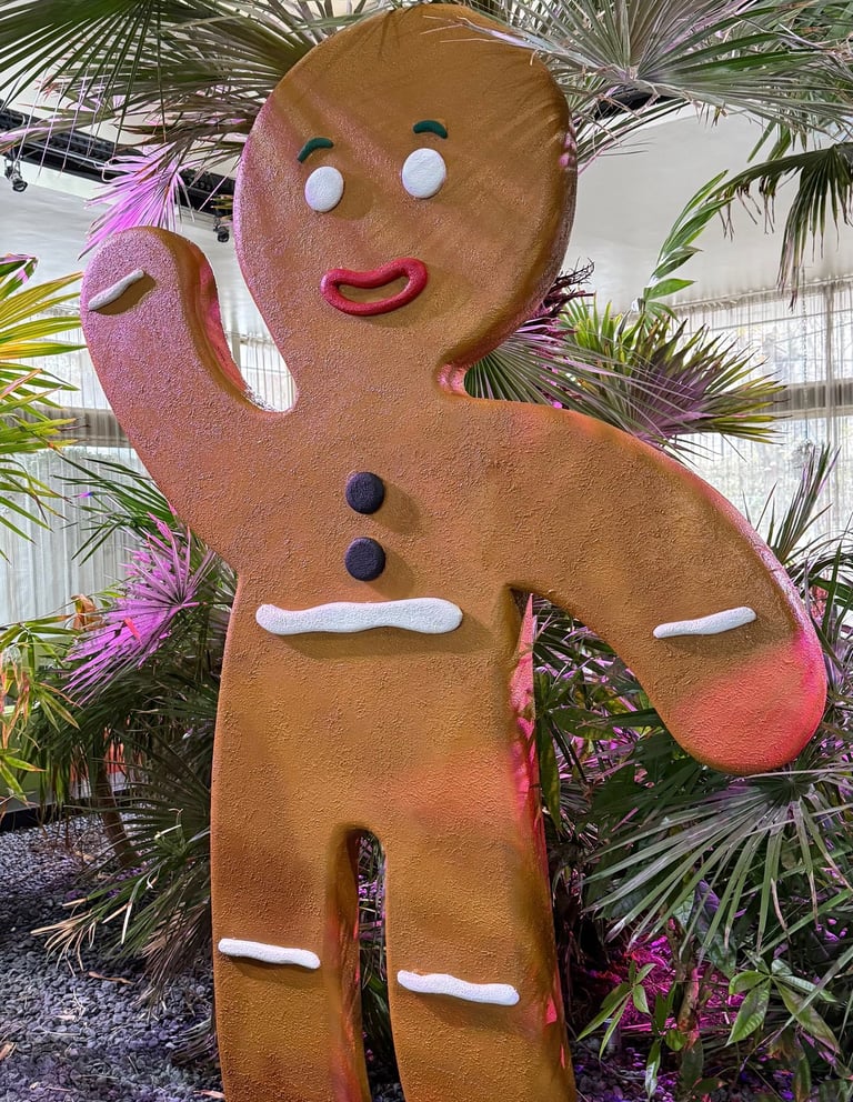 handgefertigter XXL Lebkuchenmann