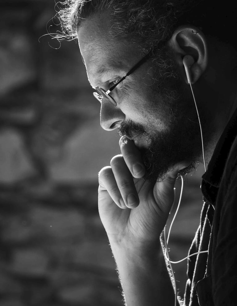 photographie en noir et blanc, lumière contraste sont mis en valeur