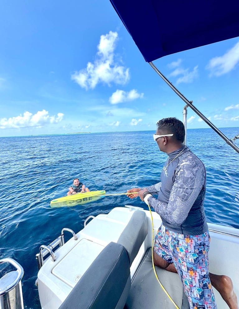 kudadoo maldives watersports wakeboarding