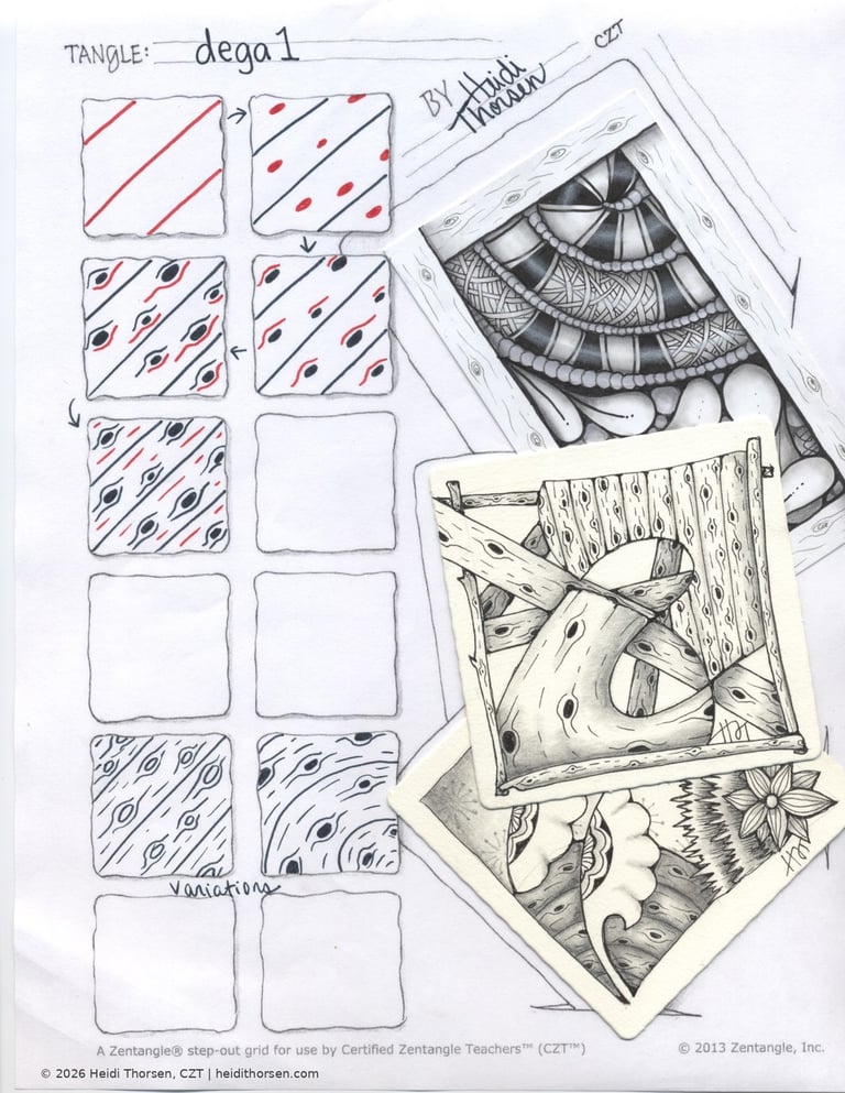 dega1 tangle step-out by Heidi Thorsen, CZT
