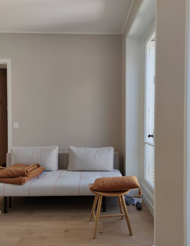 projet bouloi de carmela iannibelli architecte, chambre atelier