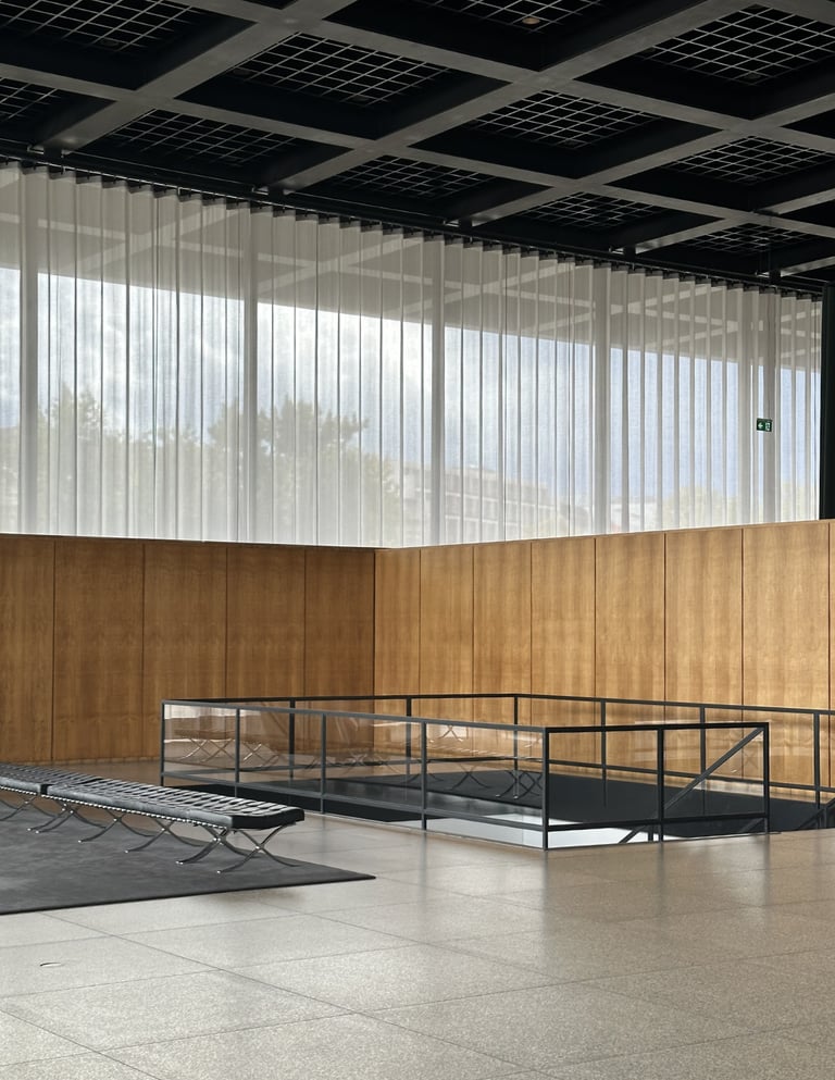 Neue Nationalgalerie interjeras