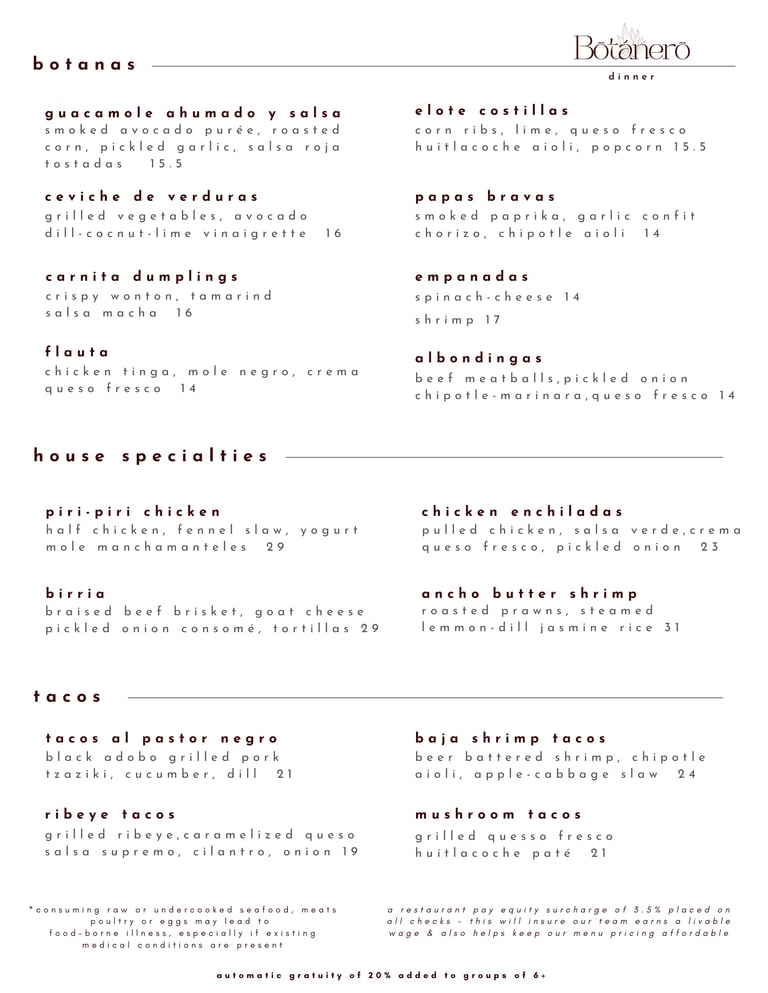 botanas - mexican food - tacos - best tacos chicago - cocktail lounge - Birria