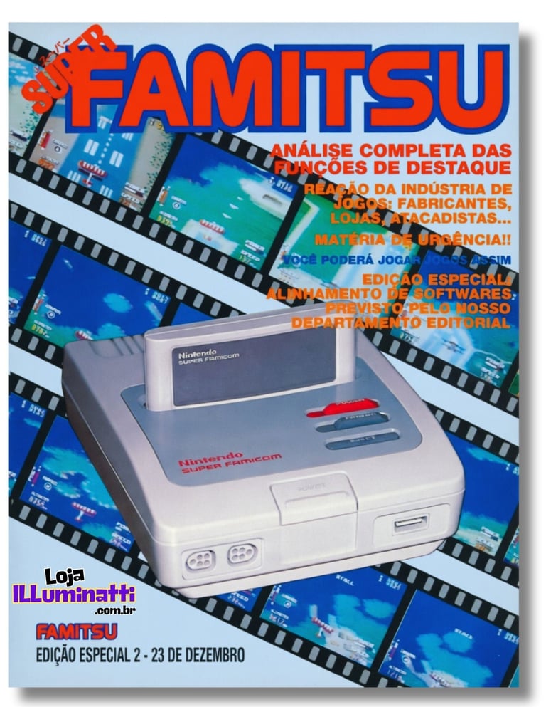 Famitsu ed 25 (23 dez 1988) capa pag 89  sobre o Super Famicom (Versão Original Japão)