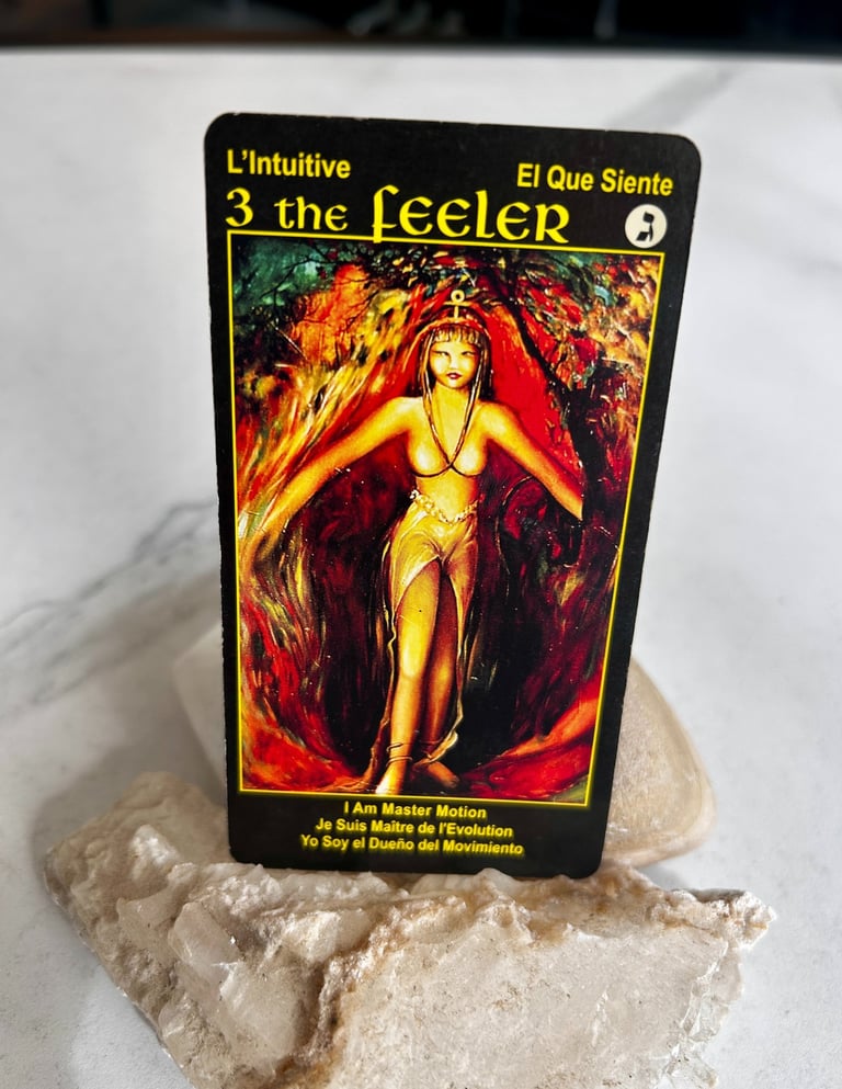 Tarot card 3 The Feeler or The Empress motion vs emotion
