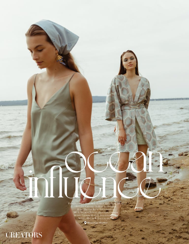 couverture magazine éditorial mode