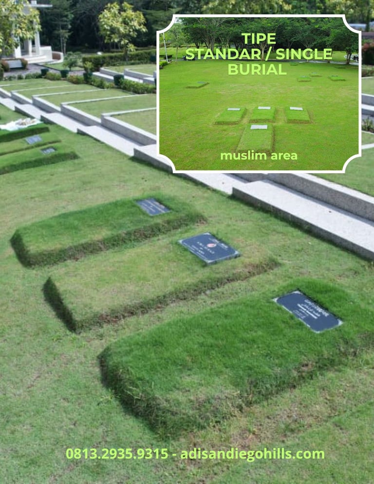san diego hills karawang tipe makam standar single burial ekonomis tetapi di tempat eksklusif area