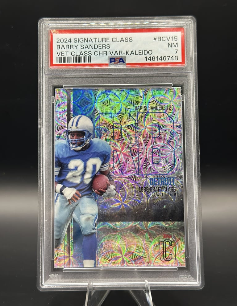 2024 Signature Class Barry Sanders Vet Class Chrome Kaleidoscope