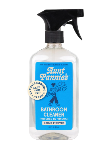 Aunt Fannie's non-toxic bathroom cleaner vinegar spray bottle