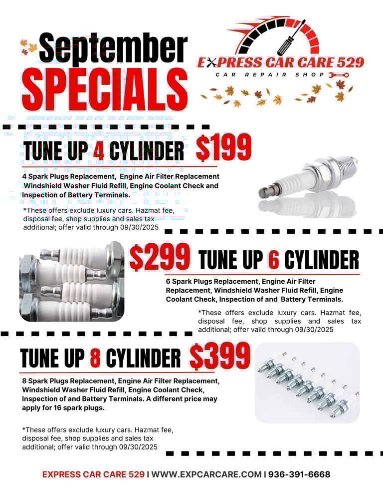 a flyer for a special offer for a special offer